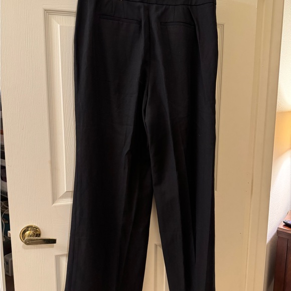 Talbots Black Wide Leg Greenwich Women's Pants NWT Size 12 - Picture 2 of 4